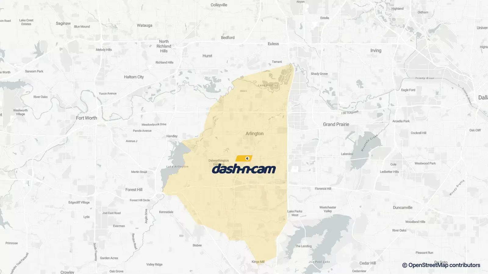 Image of Dash-N-Cam Arlington Installation zone